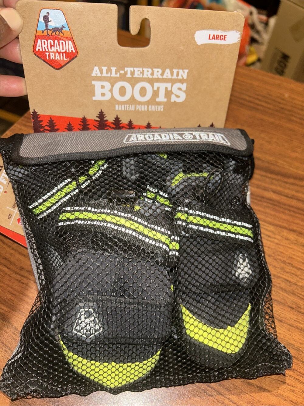Arcadia Trail All Terrain Dog Boots Size Small Reflective 4 Boots Xs/s Booties